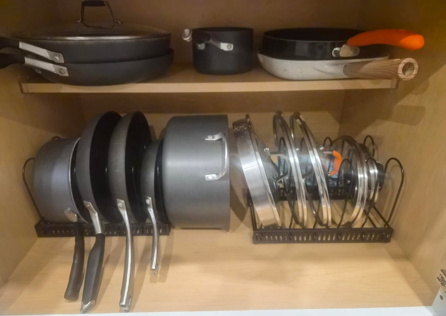 Organizador de tapas y sartenes