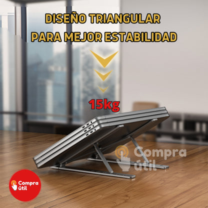 Soporte para portátil plegable en aluminio