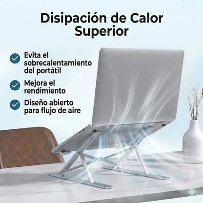 Soporte para portátil plegable en aluminio